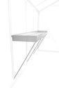 Aussaat- Tisch mit Einlage 217 cm x 42 cm - Alu Version