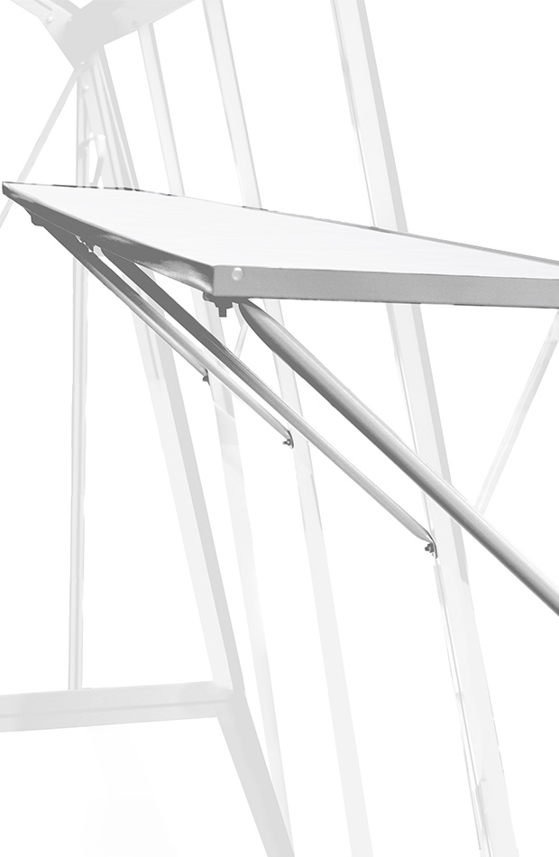 Universelle Ablage 225 x 32 cm - Alu Version