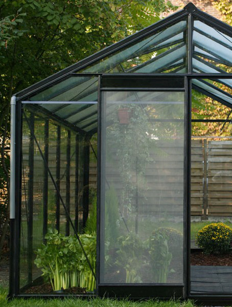 Fliegengittertür beschichtet