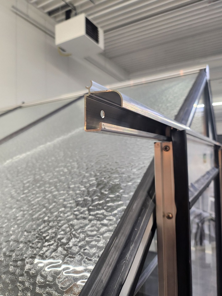 Profilé clique pour porte coullisante