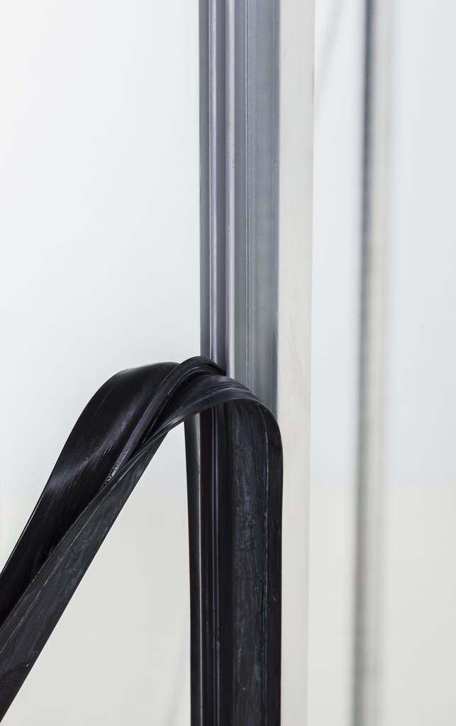 Rubber strips for glass pane