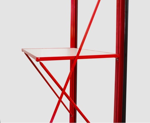 Regal in Fensterbreite 71,5 cm x 32 cm - Alu Version