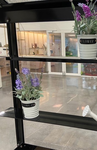 Double étagère alu​