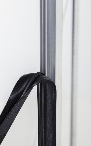 Rubber strips for glass pane